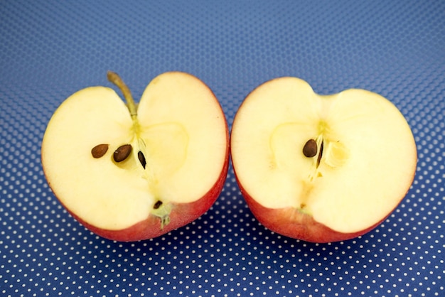 Foto direkt über dem schuss obst auf dem tisch