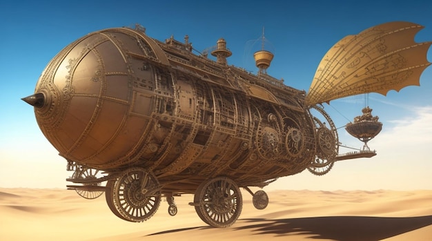 El dirigible del desierto se eleva