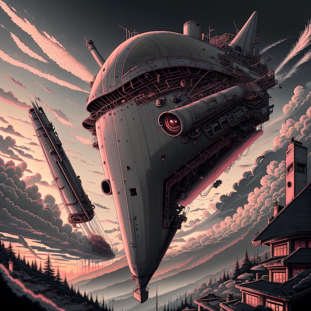 dirigible futurista