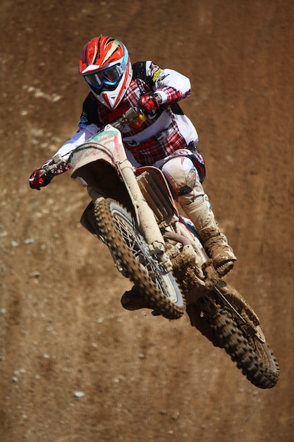 Foto dirtbike motocross no ar