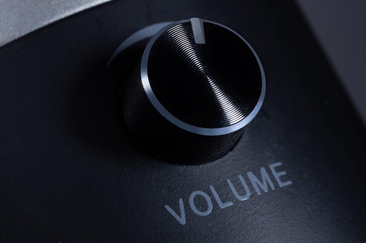Foto discagem de volume, fotografia macro de baixa chave.