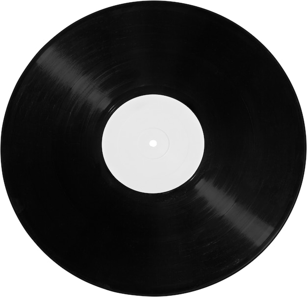 Disco de vinilo negro