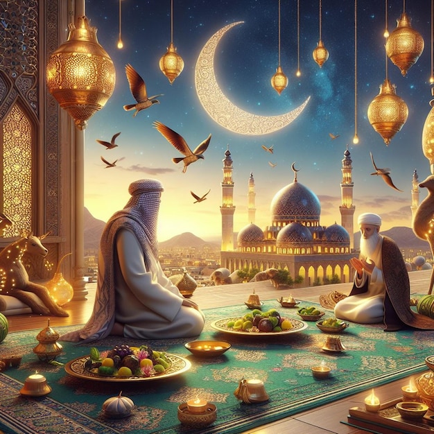 Diseñado para Mahe Ramadan Kareem y Eid ul Fitr