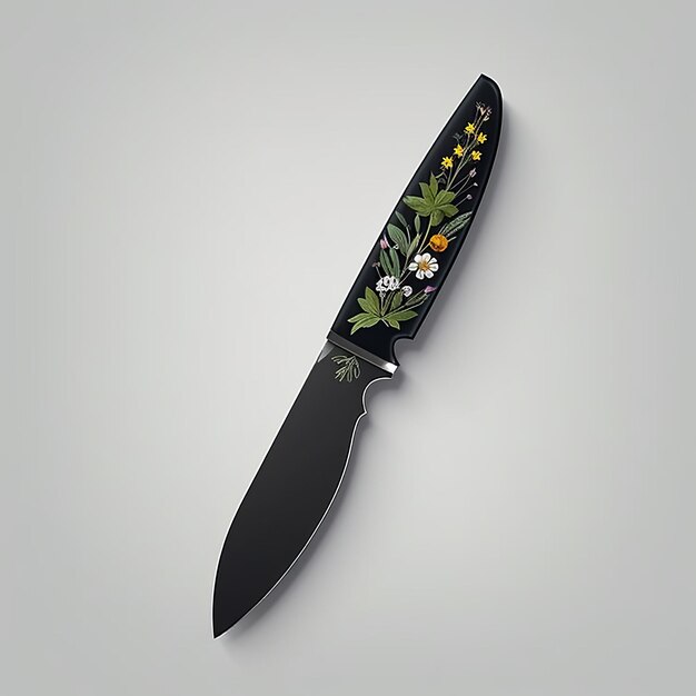 Diseñando un cuchillo minimalista con un tema primaveral
