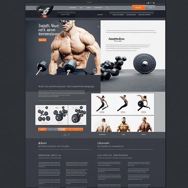Diseñar un diseño de sitio web sofisticado y profesional para un gimnasio especializado