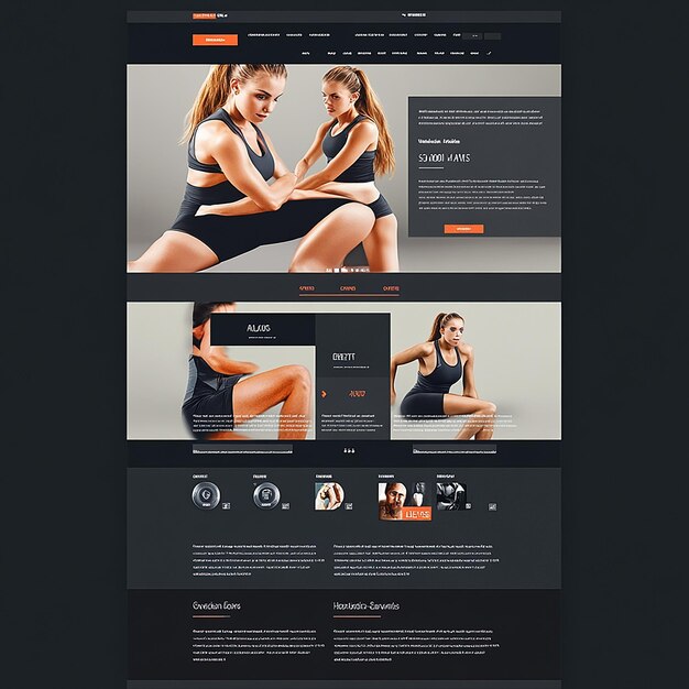 Diseñar un diseño de sitio web sofisticado y profesional para un gimnasio especializado