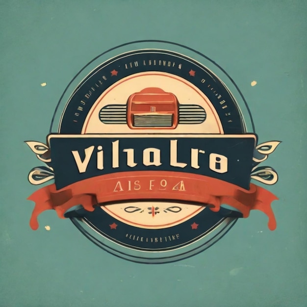 Diseñar un logotipo con una estética inspirada en el vintage que incorpore tipografía retro y elementos decorativos