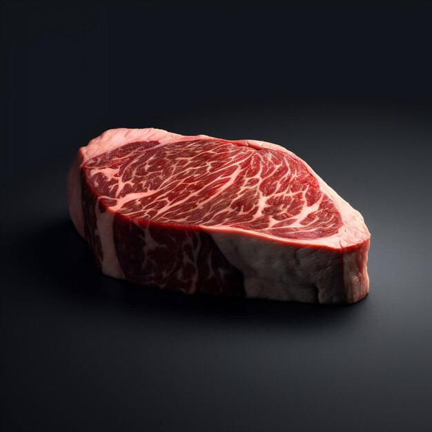 Diseño 3D de Bistec Wagyu