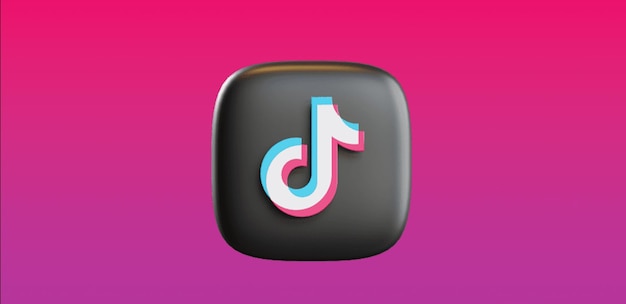Diseño 3D de un nuevo teléfono móvil con logotipos de nuevas redes sociales Instagram Facebook