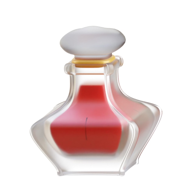 Diseño 3D tradicional de botellas de perfume árabe