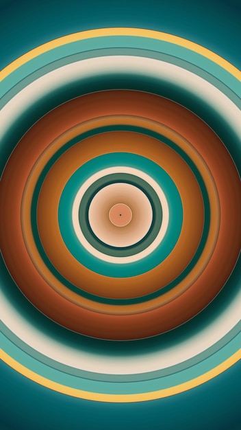un diseño abstracto colorido con un círculo en el centro