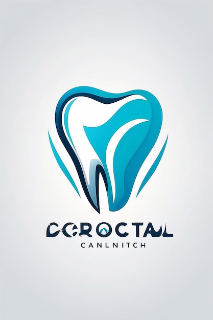 Foto diseño abstracto del logotipo dental