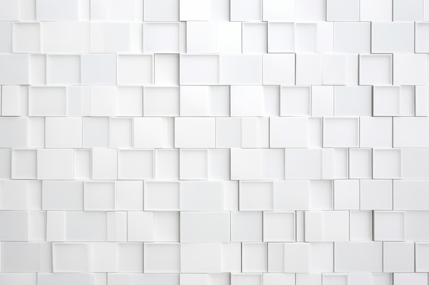 Diseño abstracto de mosaico de azulejos de cerámica blanca para paredes y pisos