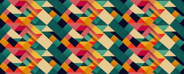 Diseño abstracto de patrones geométricos coloridos