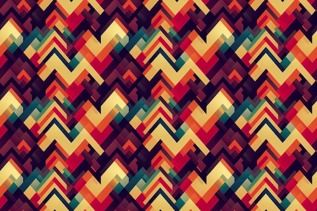 Diseño abstracto de patrones geométricos coloridos
