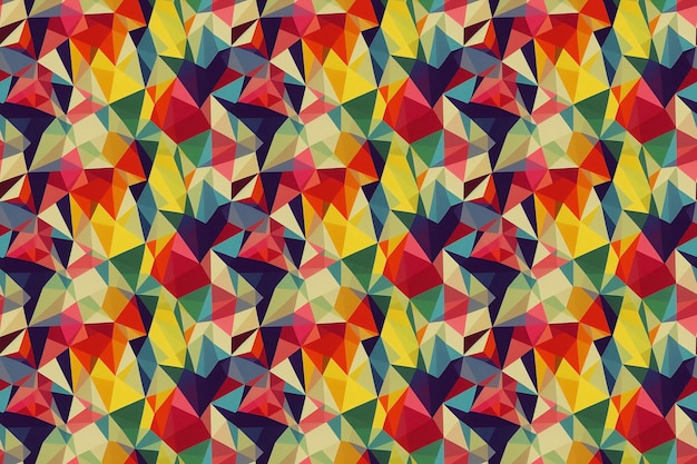 Diseño abstracto de patrones geométricos coloridos