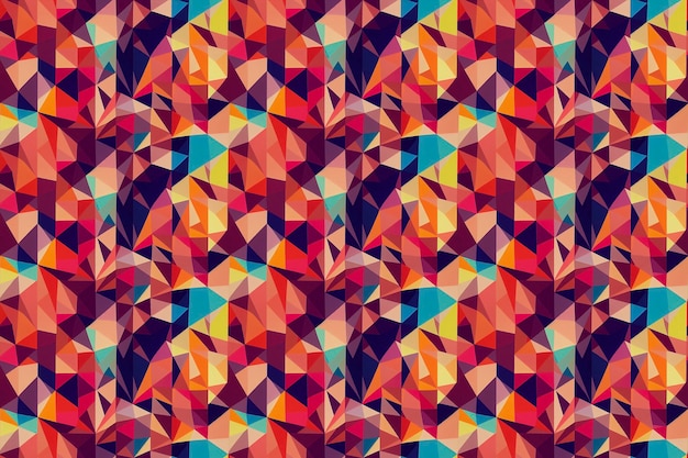 Diseño abstracto de patrones geométricos coloridos