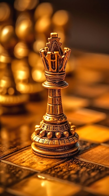 Foto diseño de ajedrez