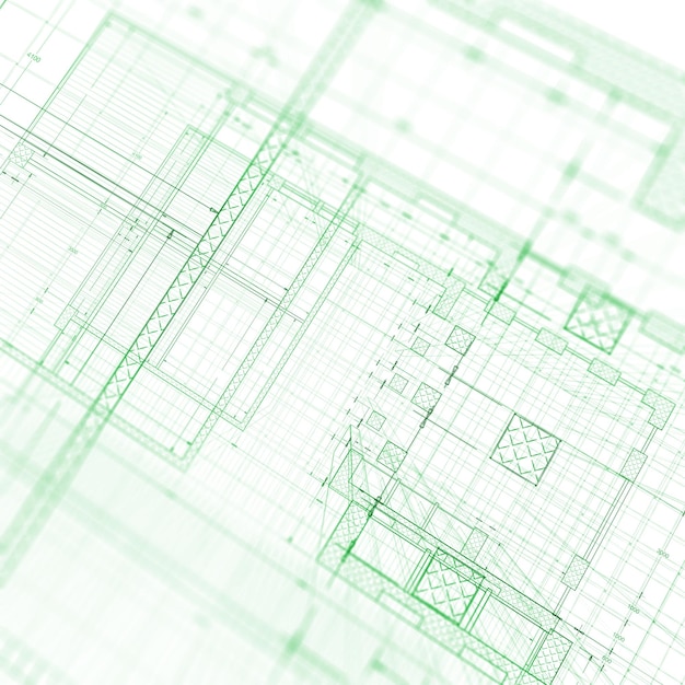Diseño de arquitectura Blueprint y modelo de renderizado 3D propio.