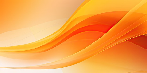 Diseño de arte abstracto de fondo de curva naranja moderno para banner Naranja hermoso y brillante