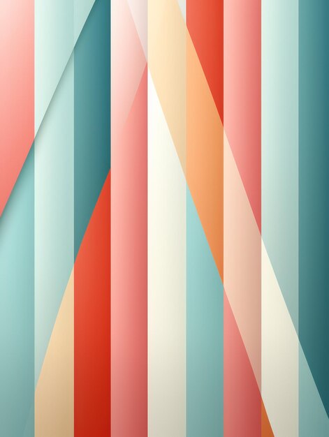 Diseño de arte gráfico minimalista en colores pastel Imagen 3D generada por IA