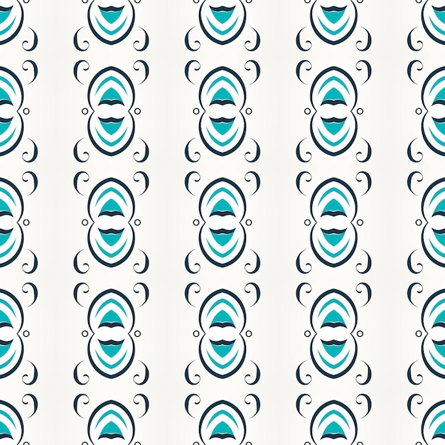 Un diseño de arte gráfico moderno con patrones abstractos sin costuras