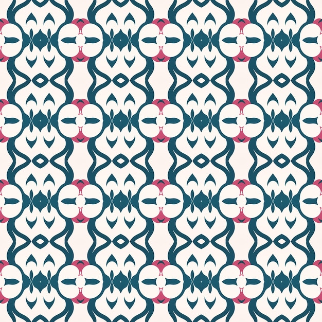 Un diseño de arte gráfico moderno con patrones abstractos sin costuras