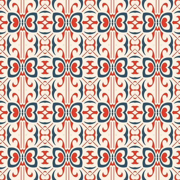 Un diseño de arte gráfico moderno con patrones abstractos sin costuras
