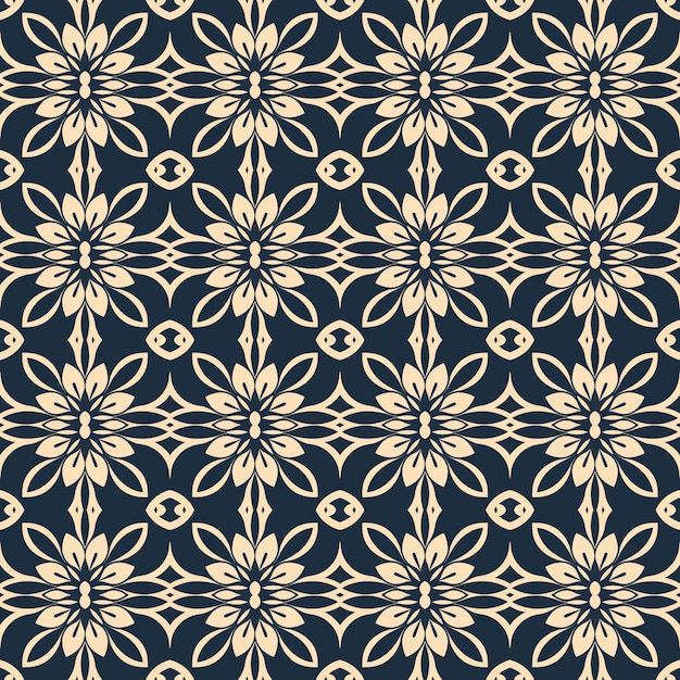 Un diseño de arte gráfico moderno con patrones abstractos sin costuras