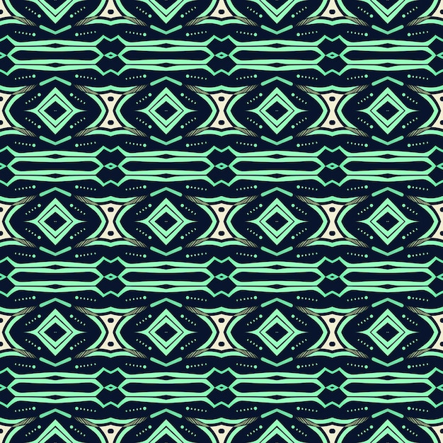 Un diseño de arte gráfico moderno con patrones abstractos sin costuras