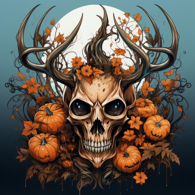 Diseño de arte de Halloween