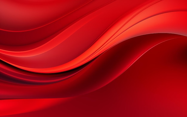 Diseño de banner abstracto de tonos rojos dinámicos