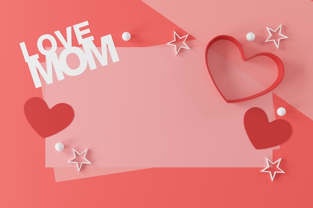 Diseño de banner de feliz día de la madre.