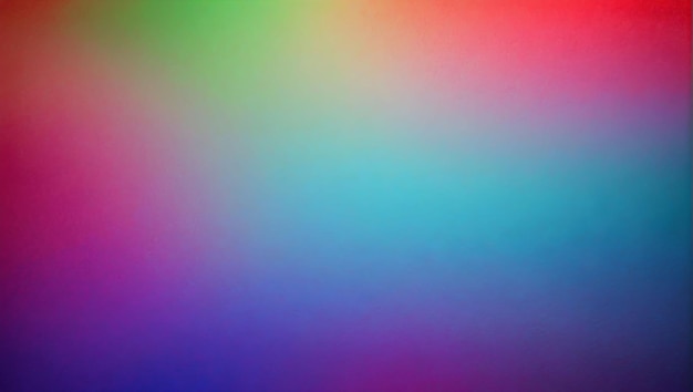 Foto un diseño de banner de fondo con un simple gradiente azul rojo verde y púrpura