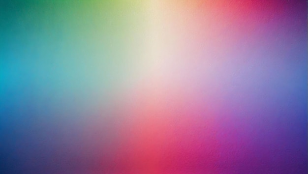 Foto un diseño de banner de fondo con un simple gradiente azul rojo verde y púrpura