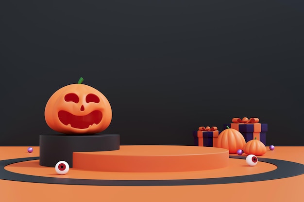 Foto diseño de banner de halloween feliz