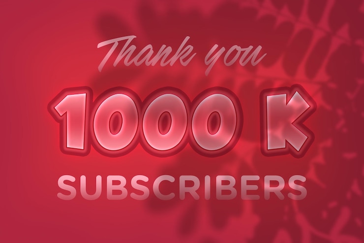 Foto diseño de banner de saludo de celebración de 900 millones de suscriptores.
