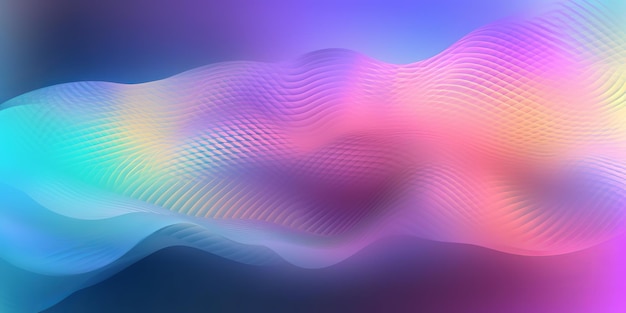 Diseño de banner sobre fondo colorido Plantilla de estilo vibrante Telón de fondo de textura Ilustración moderna Fondo iridiscente Plantilla de neón brillante colorido Patrón de arco iris degradado
