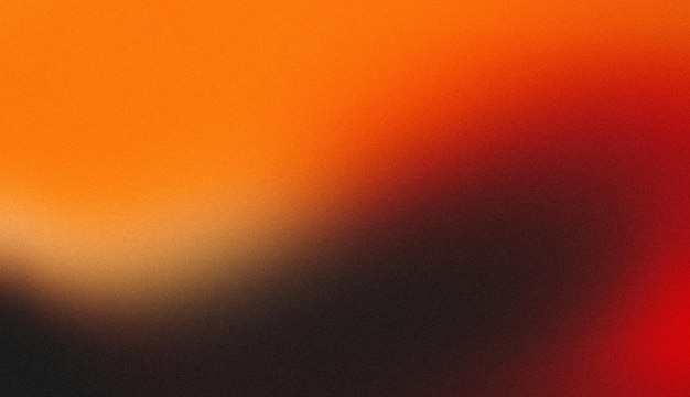 Diseño de banner web de efecto de textura granulada de fondo degradado de colores negros naranjas