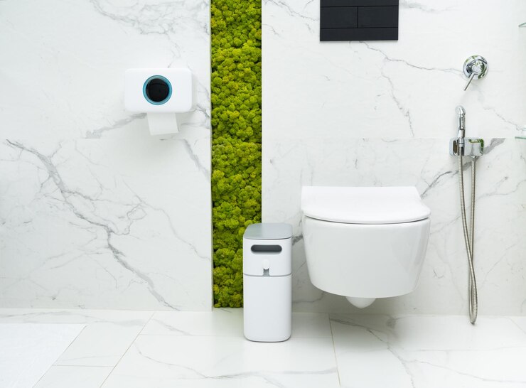 Foto diseño de baños limpios interior de baños