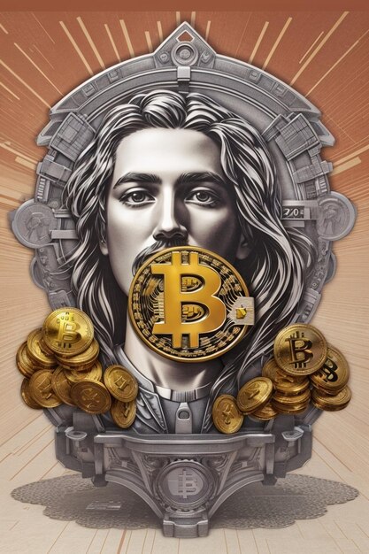 Foto diseño de bitcoin