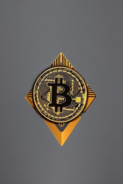 Foto diseño de bitcoin