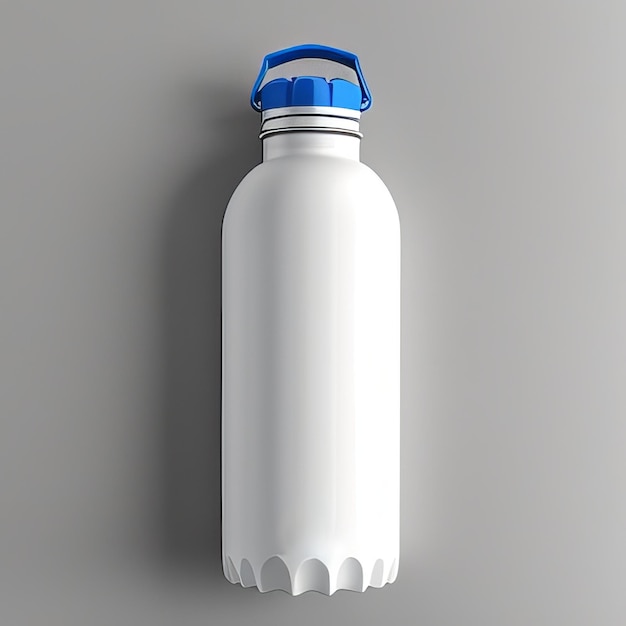 diseño en blanco de maqueta de botella de agua