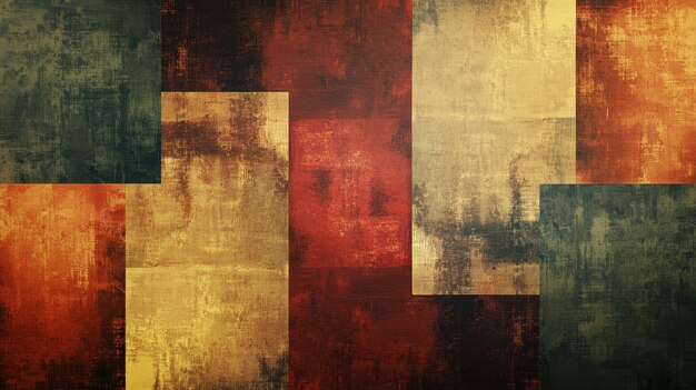 Diseño de bloques de colores geométricos con textura abstracta