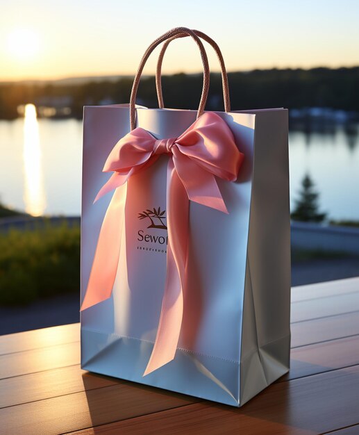 Un diseño de bolsa de compras para momentos de paz