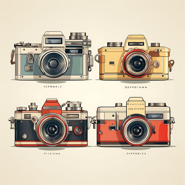 Gráfico de cámara vintage · Creative Fabrica