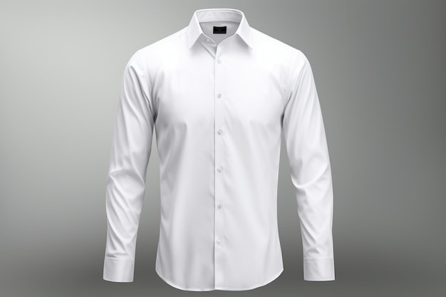 Diseño de camisa de cuello blanco