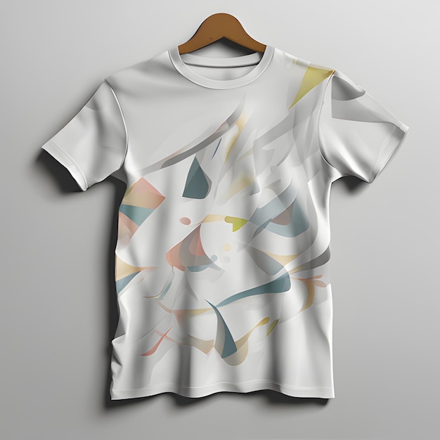 Diseño de camiseta abstracta