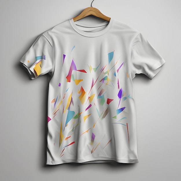 Diseño de camiseta abstracta