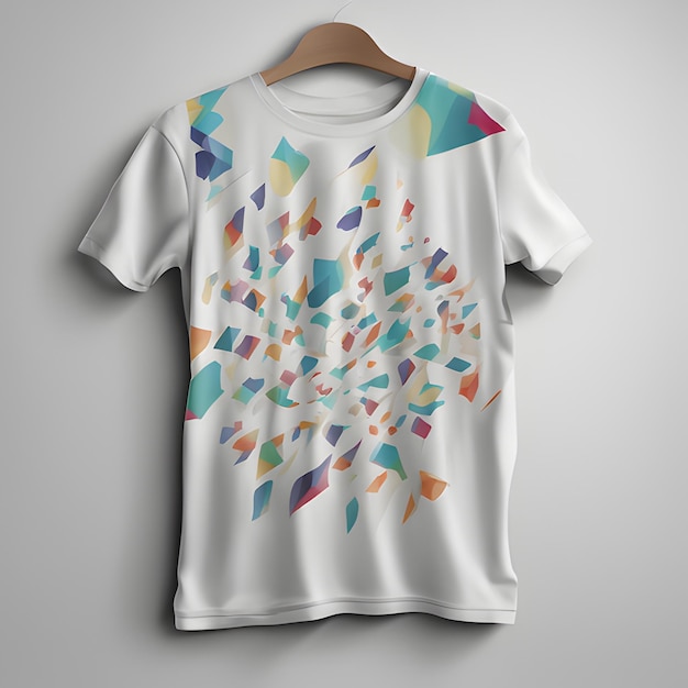 Diseño de camiseta abstracta